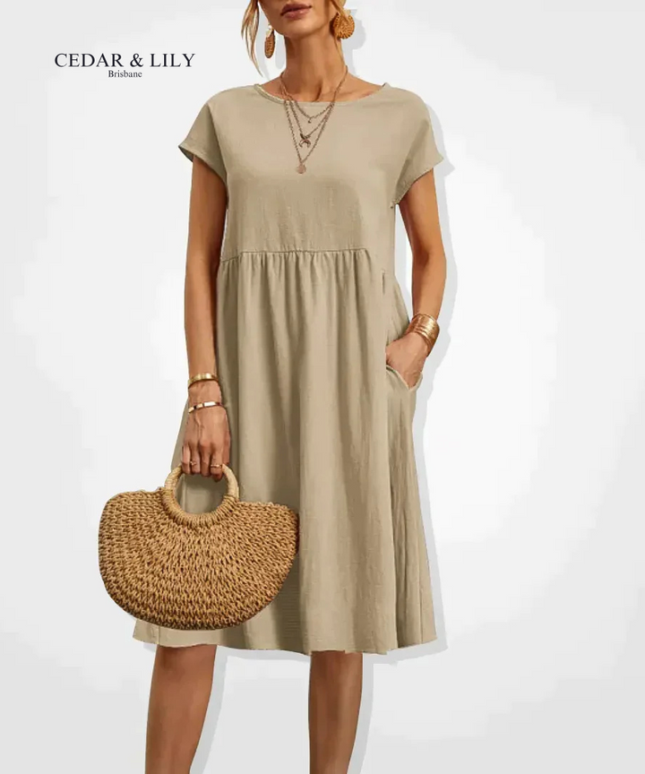 Lila™ | Elegant Summer Midi Dress