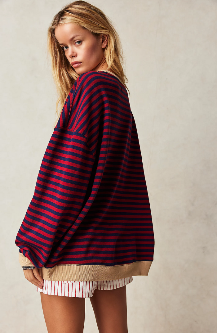 Elve - Striped Oversized Sweater