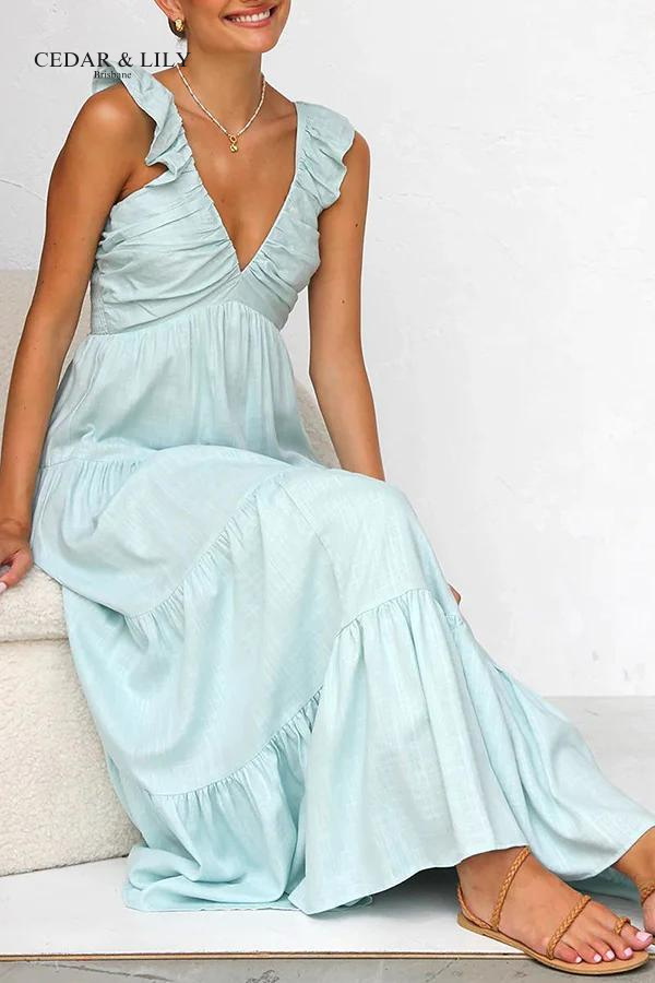 Liana™ | Elegant Tiered Maxi Dress