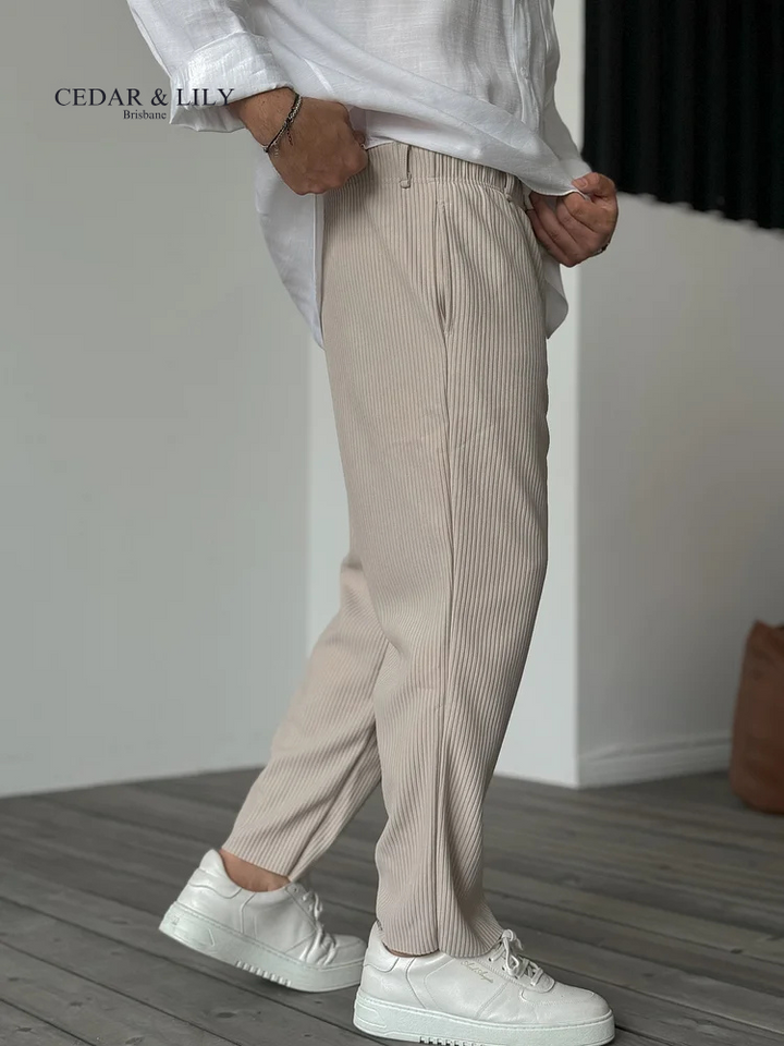 Elliot™ | Relaxed Ribbed Trousers