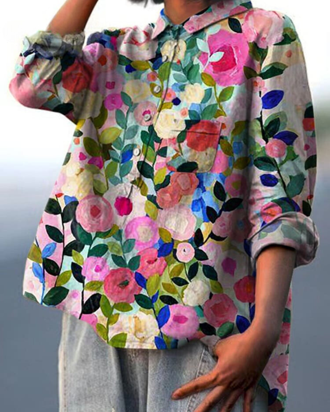 Lila™ | Floral Print Blouse