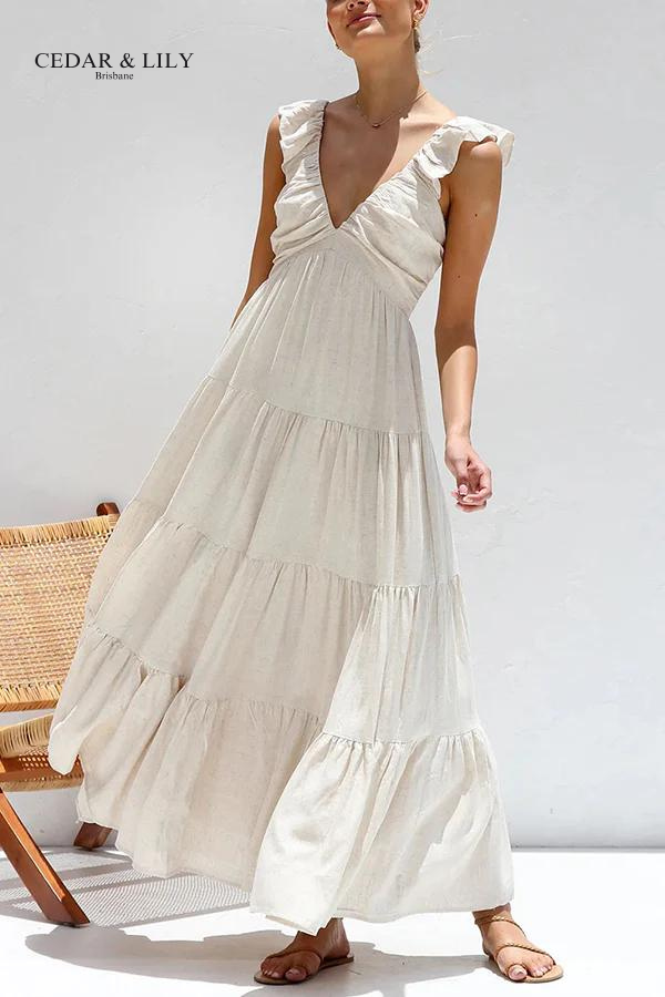 Liana™ | Elegant Tiered Maxi Dress