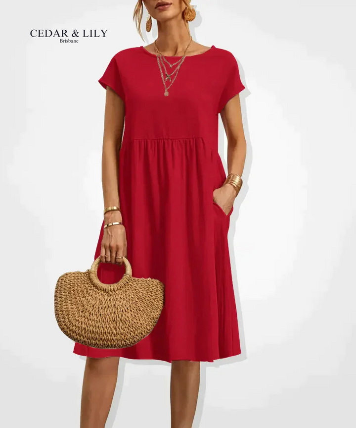 Lila™ | Elegant Summer Midi Dress