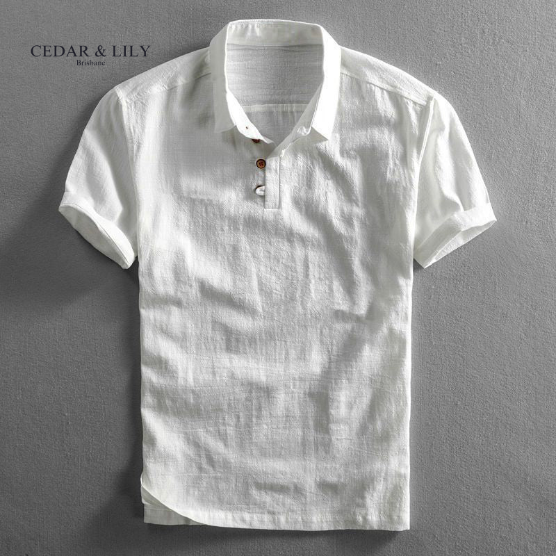 Ethan™ | Classic Linen Polo