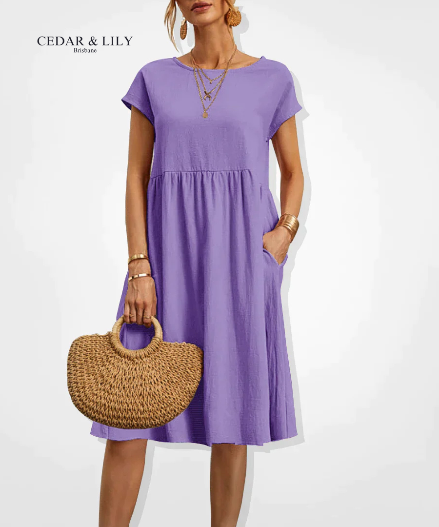 Lila™ | Elegant Summer Midi Dress