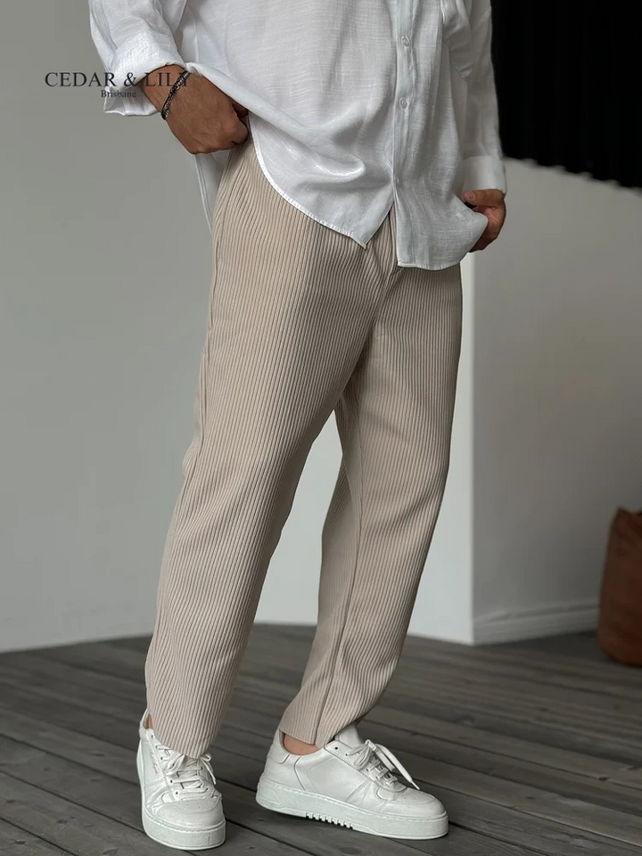 Elliot™ | Relaxed Ribbed Trousers