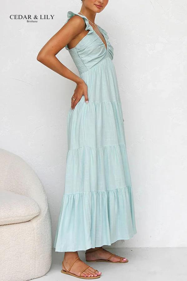 Liana™ | Elegant Tiered Maxi Dress