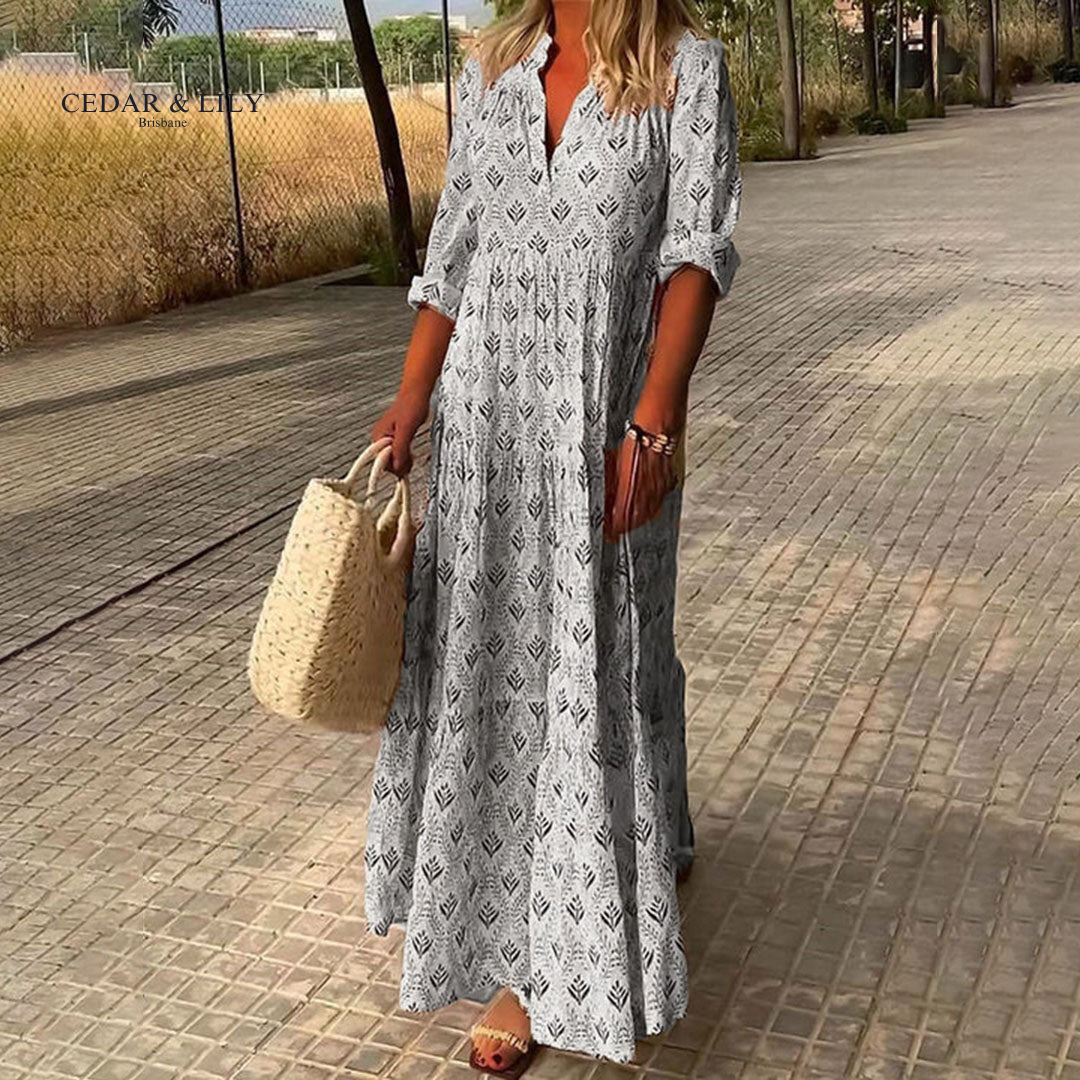 Carla™ | Timeless Elegance Maxi Dress