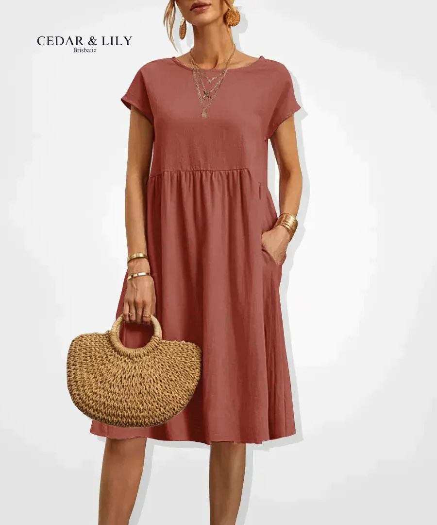 Lila™ | Elegant Summer Midi Dress