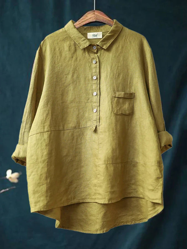 Fiona - Classic Linen Shirt