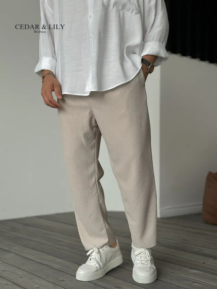 Elliot™ | Relaxed Ribbed Trousers