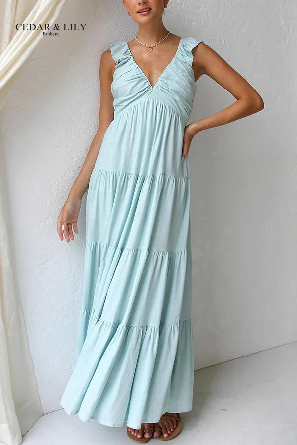 Liana™ | Elegant Tiered Maxi Dress