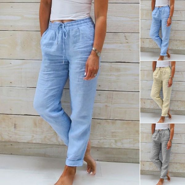 Miya™ Cotton Elasticated Trousers 1 + 1 Free