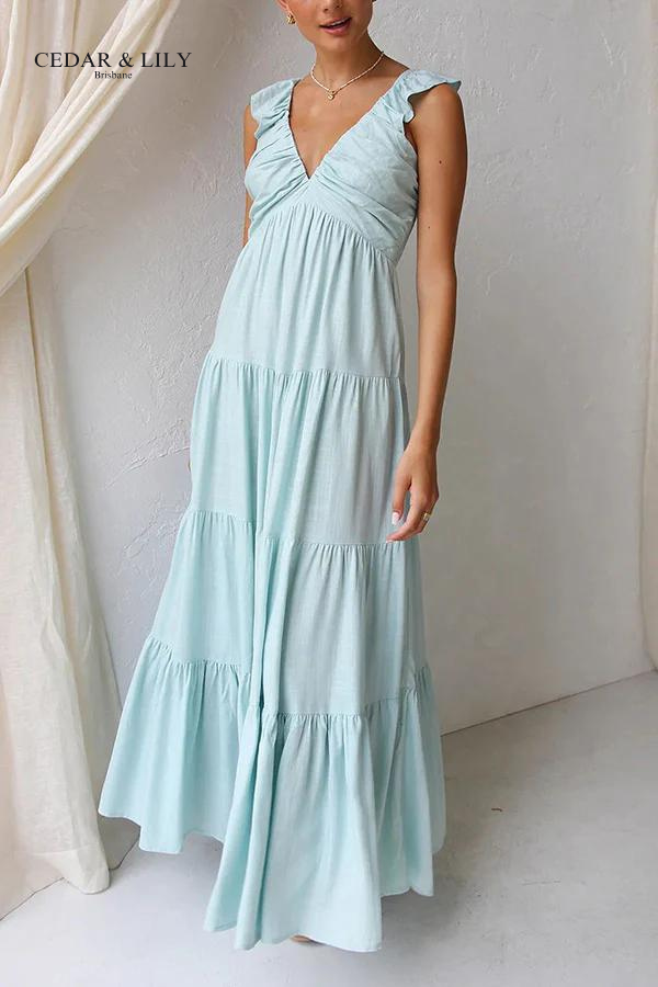 Liana™ | Elegant Tiered Maxi Dress