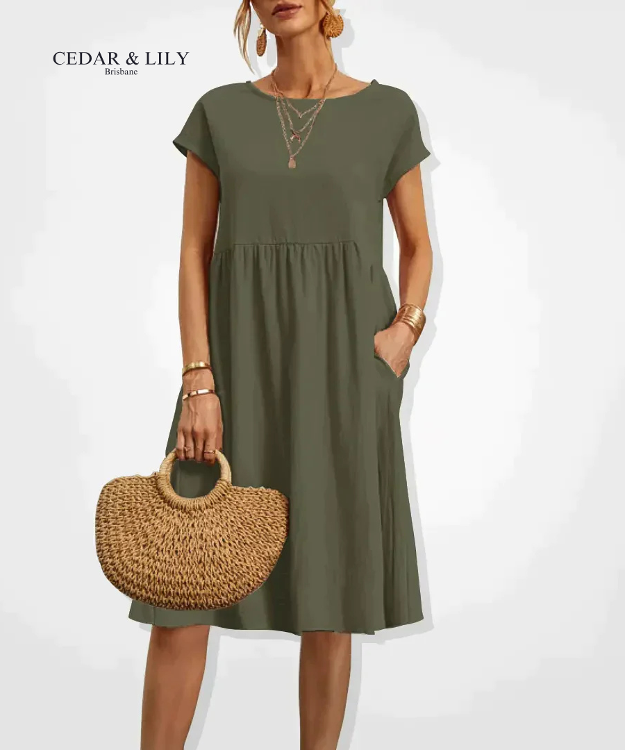 Lila™ | Elegant Summer Midi Dress