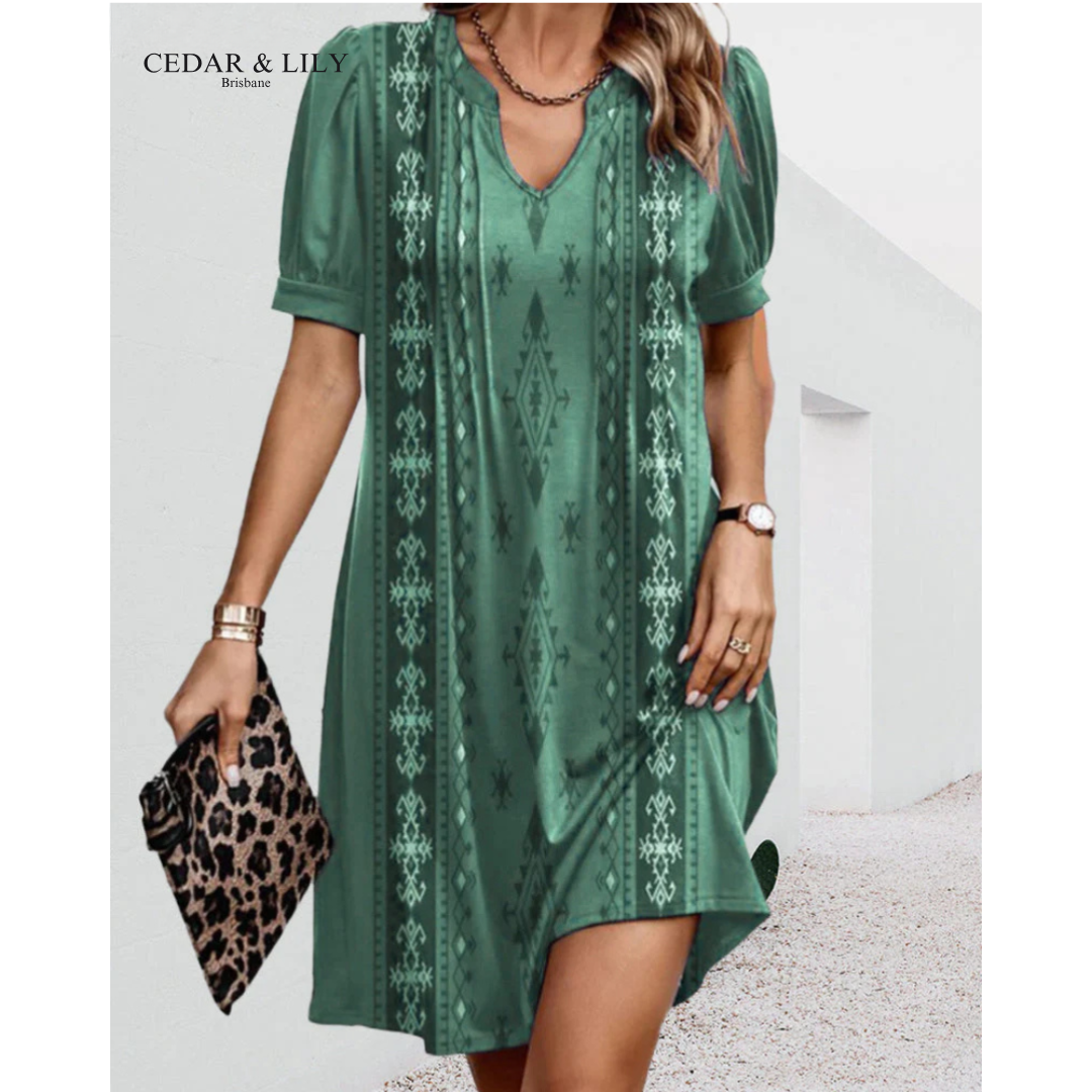 Delilah Elegant Boho Tunic Dress