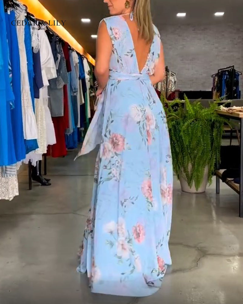 Evelyn™ | Graceful Floral Maxi Dress