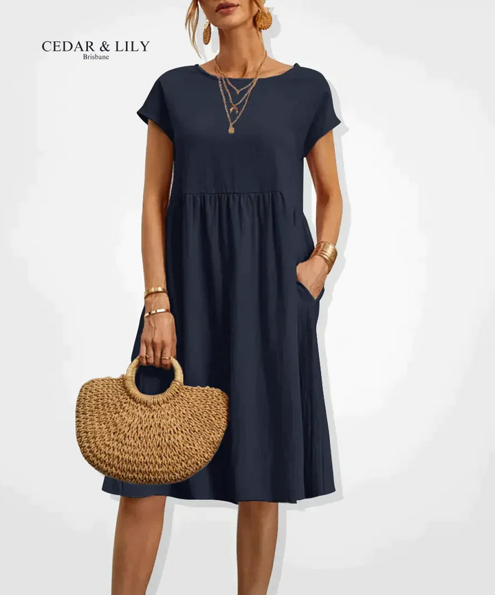 Lila™ | Elegant Summer Midi Dress