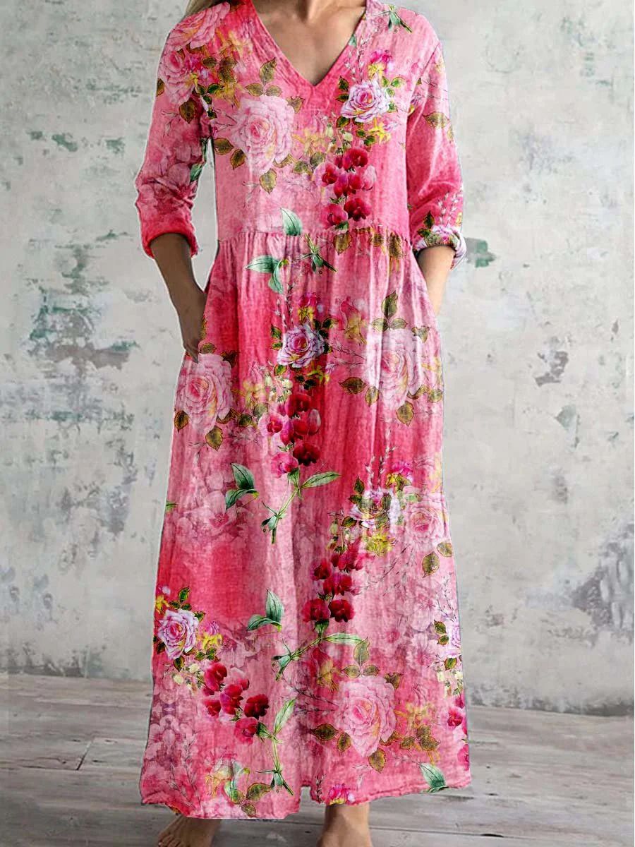 Valencia™ | Floral Grace Maxi Dress