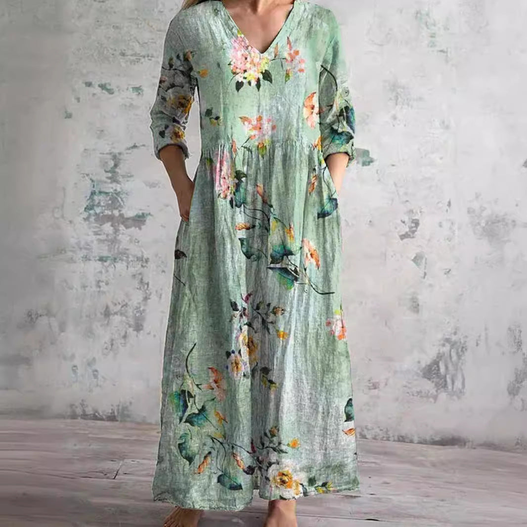 Valencia™ | Floral Grace Maxi Dress