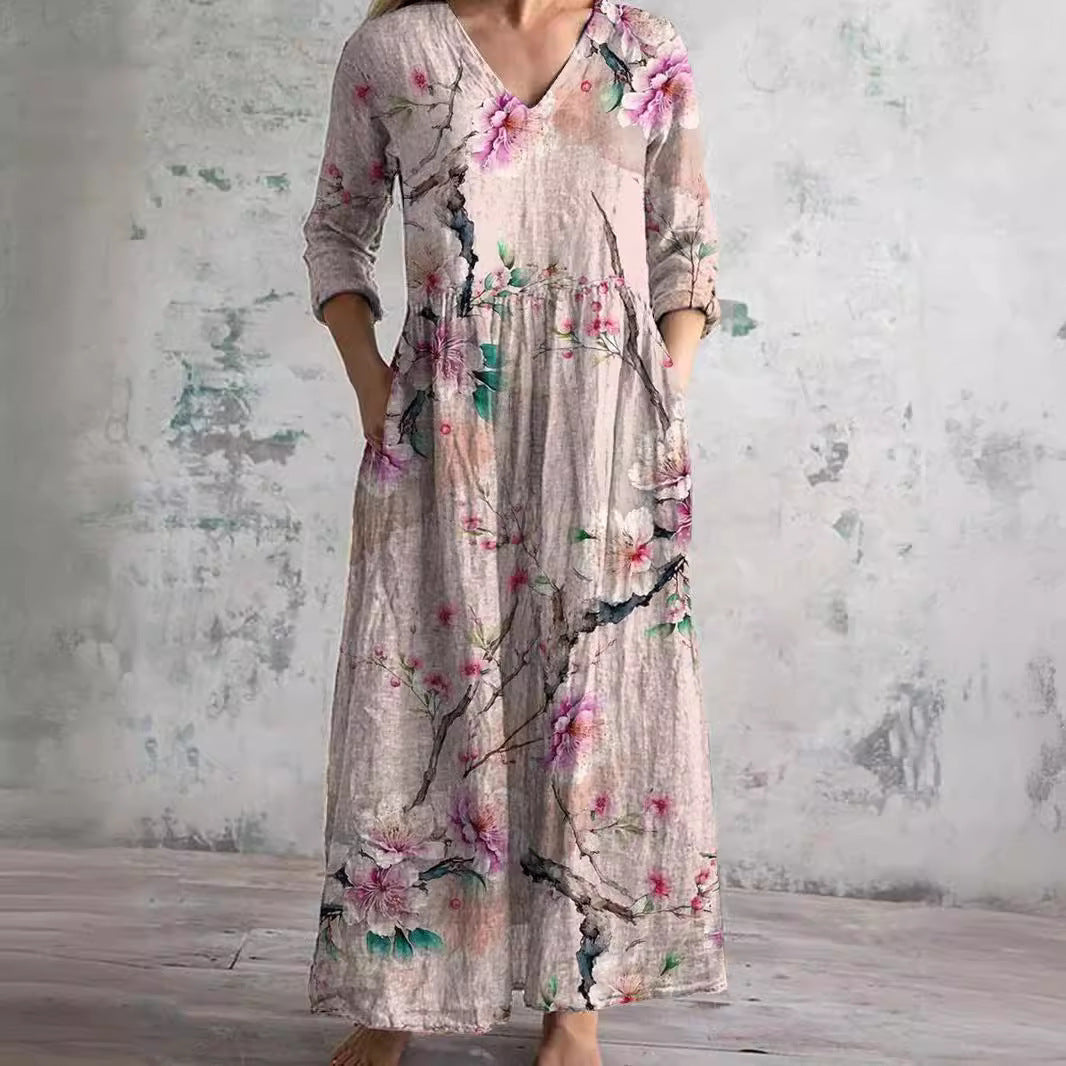 Valencia™ | Floral Grace Maxi Dress