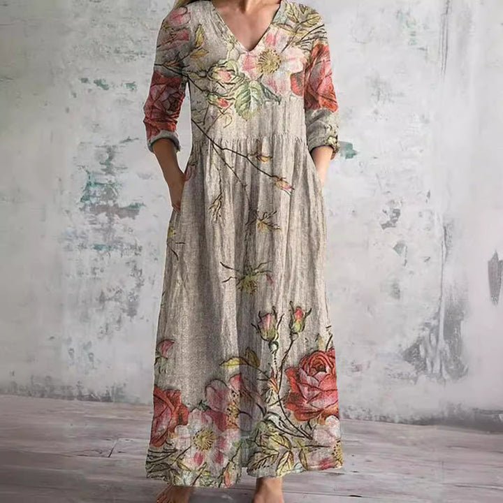 Valencia™ | Floral Grace Maxi Dress