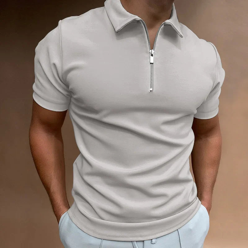 Dylan™ | Casual Zip-up Polo Shirt