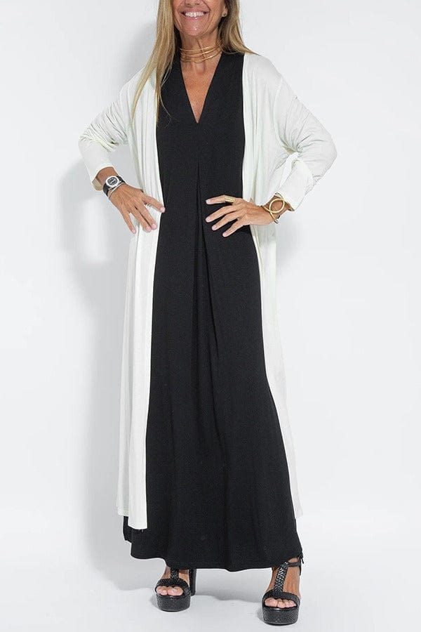 Felicity | Elegant Long Dress with Matching Cardigan