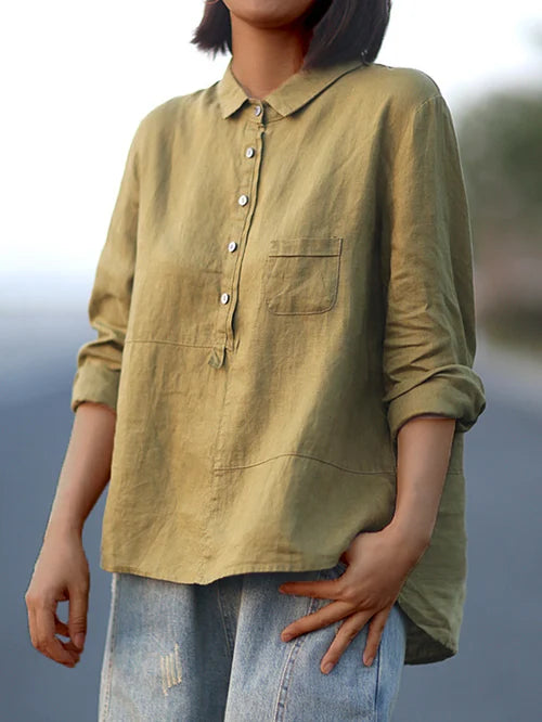 Fiona - Classic Linen Shirt