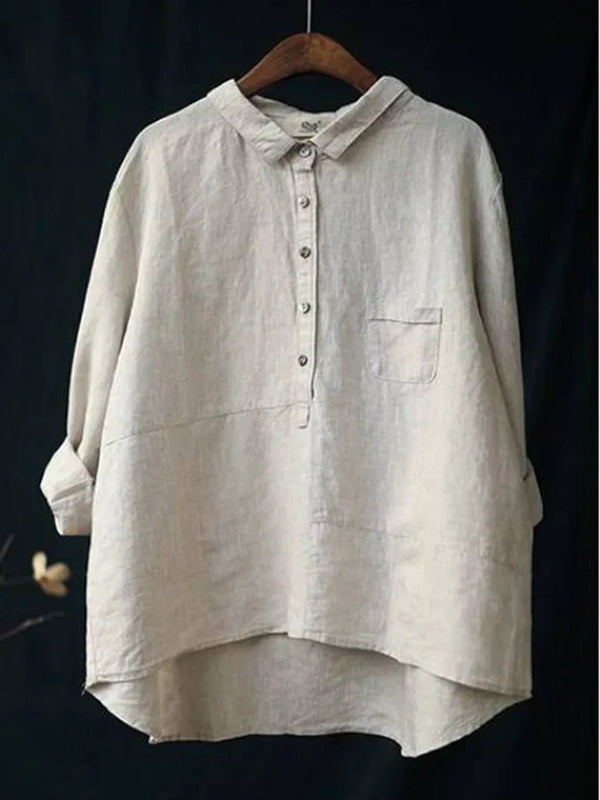 Fiona - Classic Linen Shirt