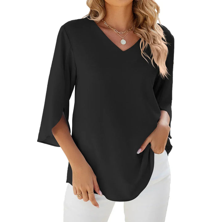 Mila - V-neck Blouse 1 + 1 Free