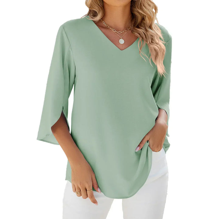 Mila - V-neck Blouse 1 + 1 Free