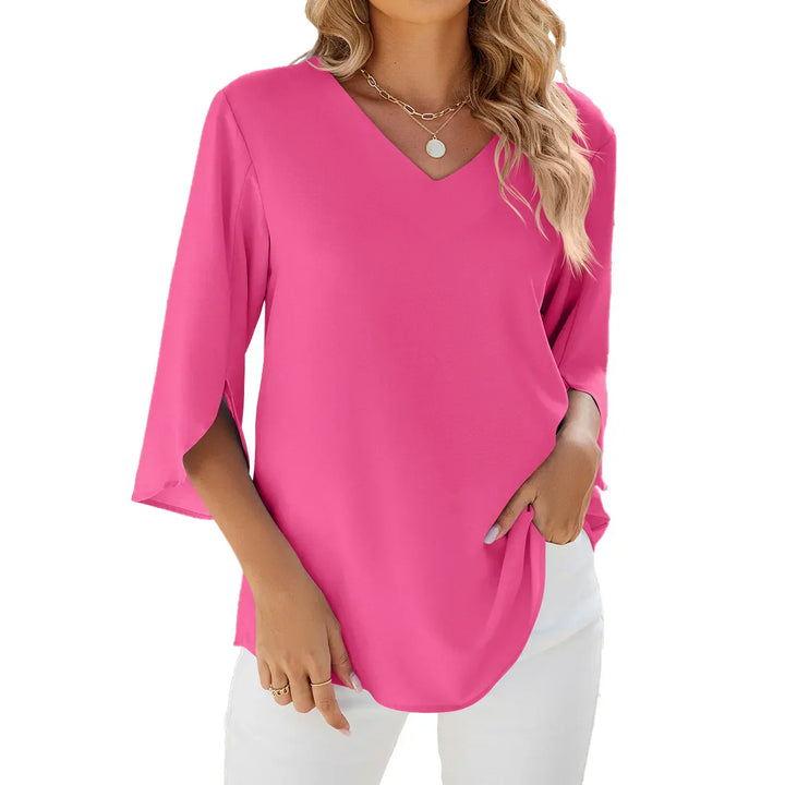 Mila - V-neck Blouse 1 + 1 Free